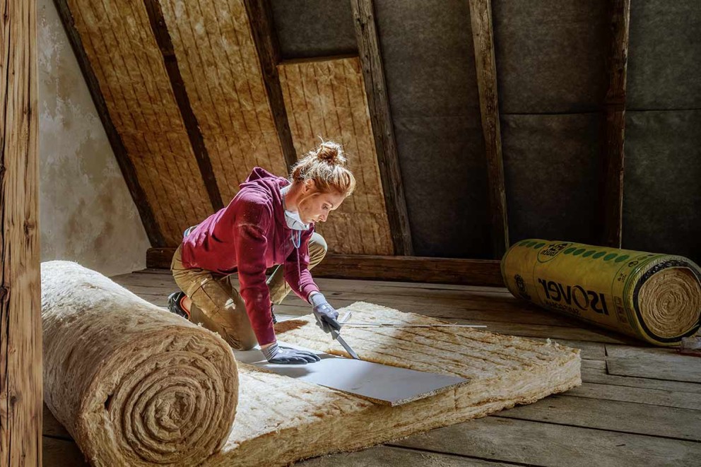 Glaswol isolatie van Isover . HORNBACH Glaswol isolatie van Isover . HORNBACH