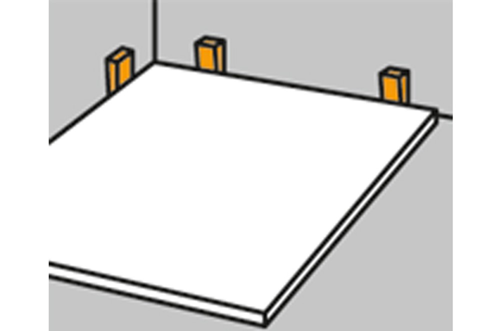 Tegels over een houten vloer leggen | Stap 3 | HORNBACH! 