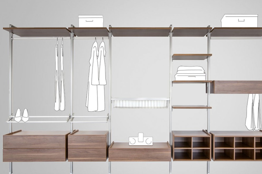 Inloopkledingkast maken . HORNBACH