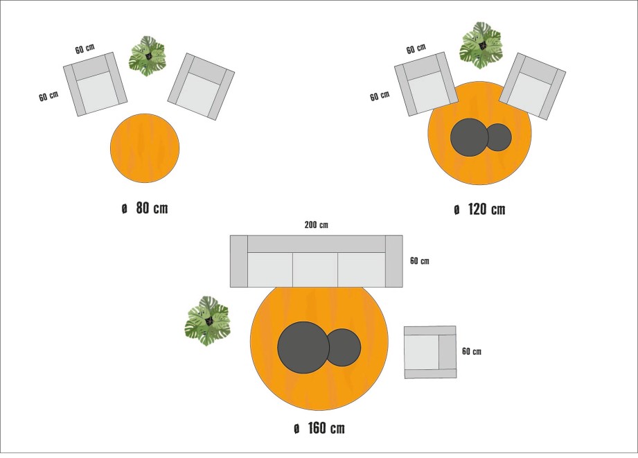 
				Ronde vloerkleed formaten | HORNBACH

			