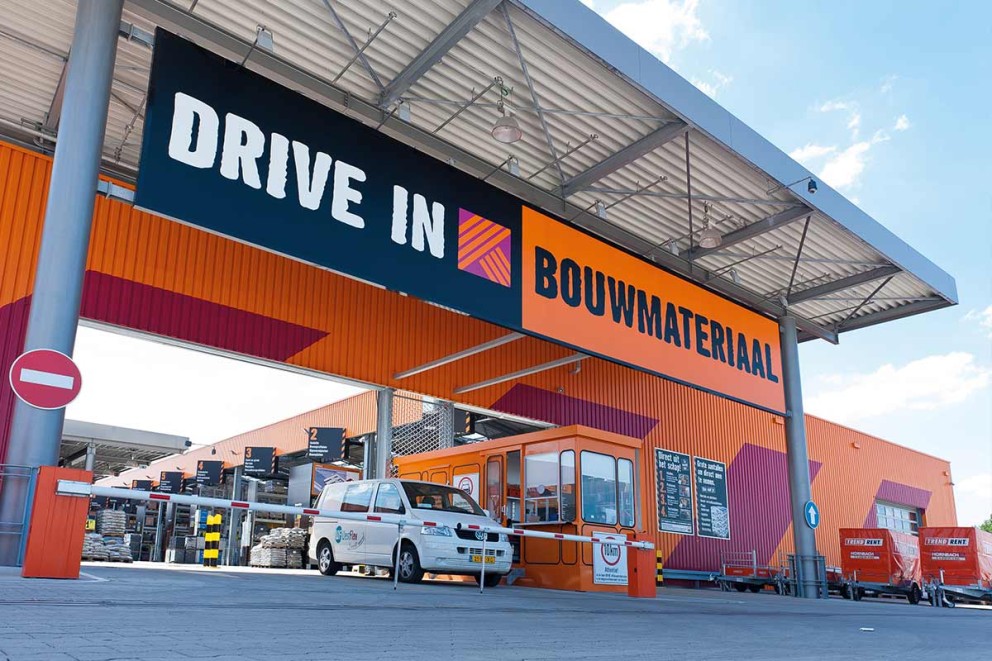 Drive in vestigingen . HORNBACH