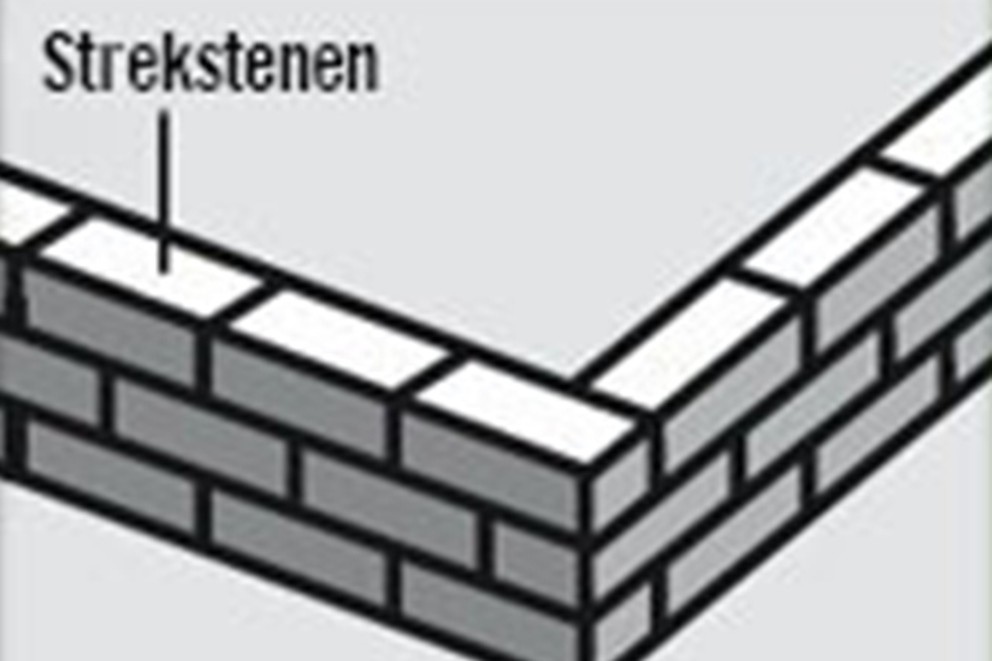 Halfsteenverband . HORNBACH Halfsteenverband . HORNBACH