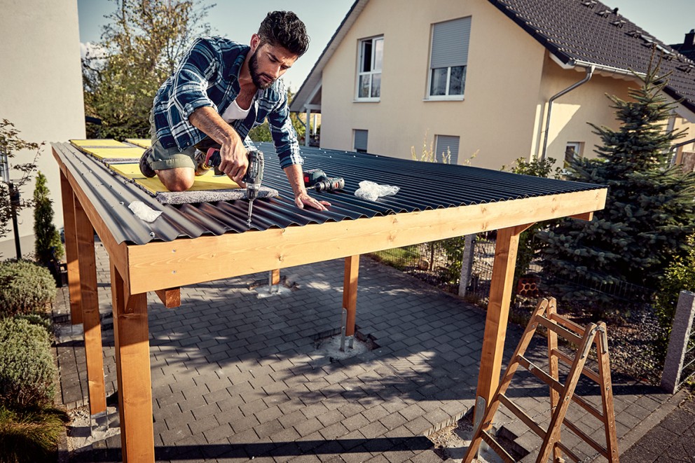 Dak van carport . HORNBACH Dak van carport . HORNBACH