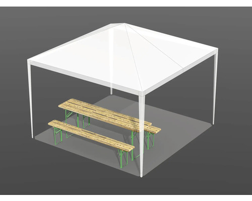 Partytent met biertafelset