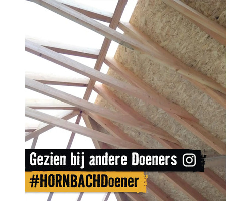 Houten constructie van een dakstoel met houten bekleding