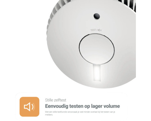 Rookmelder met testknop