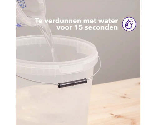 Verdunnen met water symbool