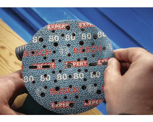 Bosch Expert schuurpapier met korrel 80 voor excentrische schuurmachines