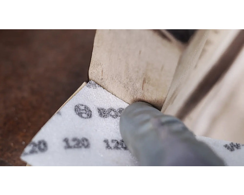 Schuurpapier met korrel 120 voor het schuren van hout