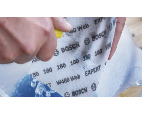 Bosch schuurnet Expert W480 met korrel 180