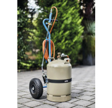 CFH gasfleswagen met gasbrander en gasfles