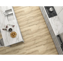 Wand- en vloertegel Firenze dark oak 23x120 cm