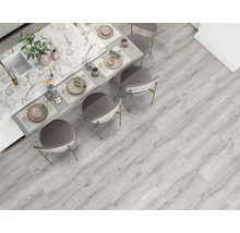 Wand- en vloertegel Firenze grijs oak 23x120 cm