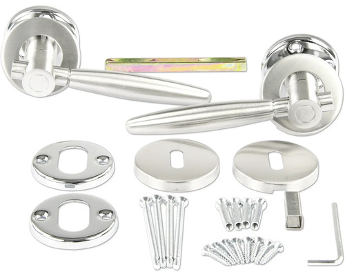 Deurkrukset met schroeven en accessoires