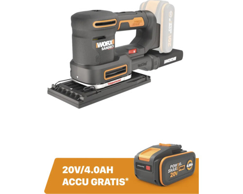 WORX Accu multischuurmachine WX820.9 (zonder accu) **gratis 20V accu**