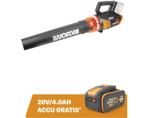 WORX Accu Bladblazer WG584E.9 **GRATIS WORX ACCU**