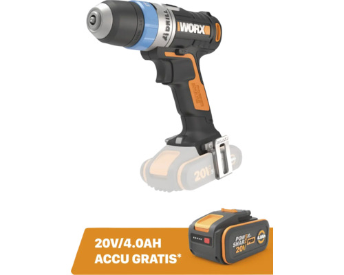 WORX Accu schroefboormachine Aidrill WX178.9 20V (zonder accu) **gratis 20V accu**