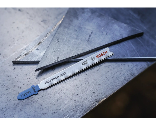 Bosch decoupeerzaagblad voor metaal, geschikt voor dikke materialen