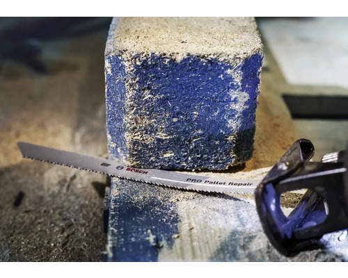 Bosch reciprozaagblad voor het repareren van pallets