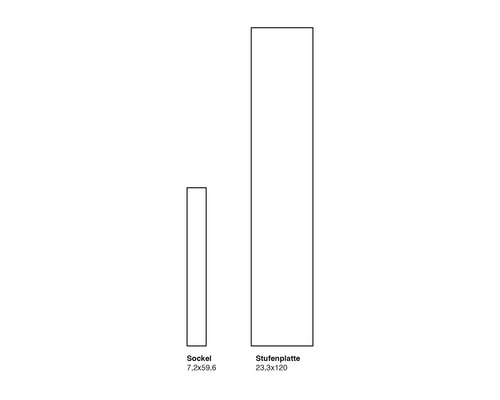 Plint 7,2x59,6 en tredeplaat 23,3x120