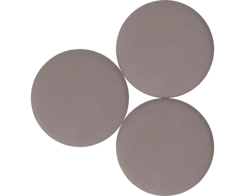 Drie ronde kleurvlakken