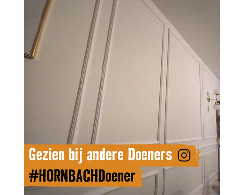 Wanddecoratie met panelen binnenshuis