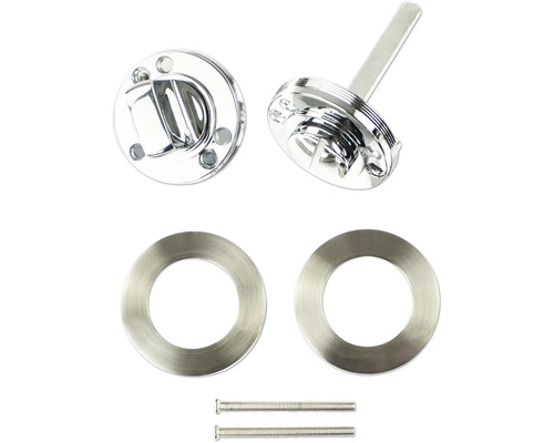 Draaiknopsluiting set met rozetten en schroeven