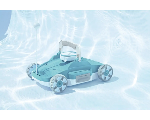 Automatische zwembadreinigingsmachine in het water