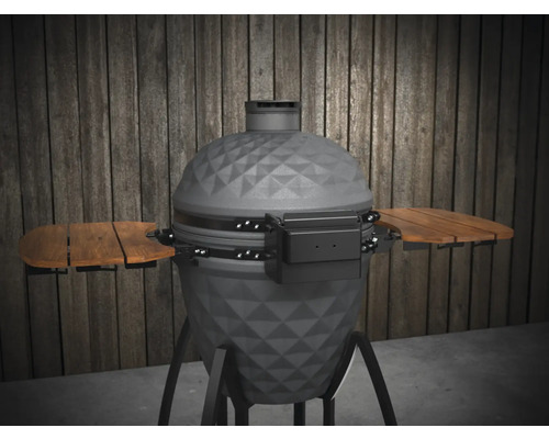 Keramische barbecue met bijzettafels voor buiten
