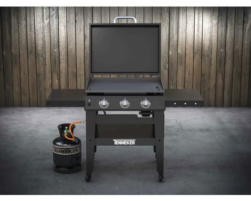 Tenneker gasbarbecue met gasfles voor houten wand