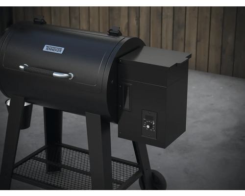 Tenneker pelletgrill met digitale besturing en opbergrek
