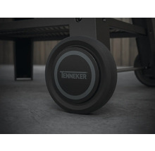 Tenker-logo op een barbecue wiel