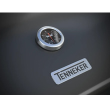 Tenneker barbecue met temperatuurweergave en Tenneker logo