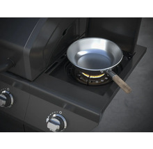 Gasbarbecue met zijbrander en braadpan