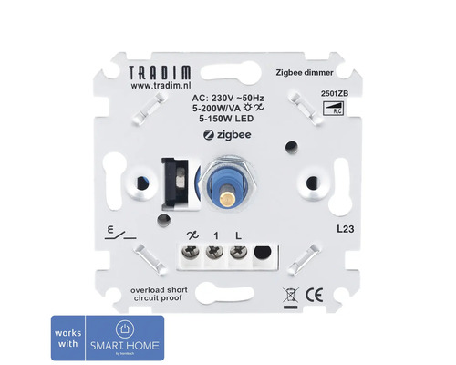 TRADIM Zigbee LED dimmer 2501ZB 5-150 W (R,C)