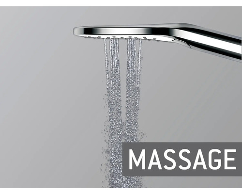 Douchekop met massagefunctie