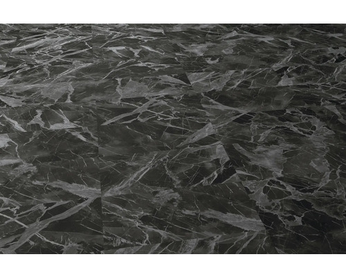 Vloer met donker marmer decor