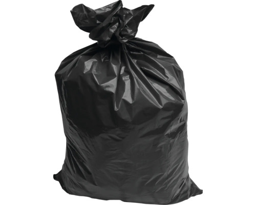 Volle, dichtgeknoopte vuilniszak