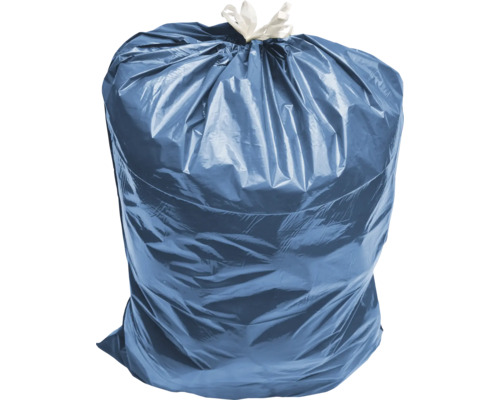 Volle afvalzak met sluiting