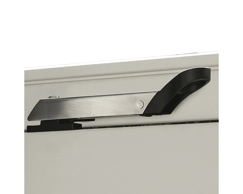 Metalen raamkruk met kunststof handgreep