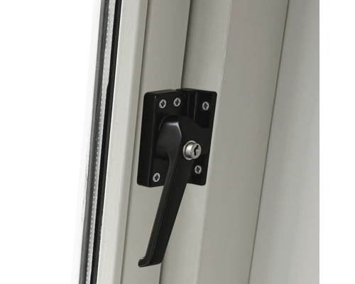 Raamkruk met slot voor raambeveiliging