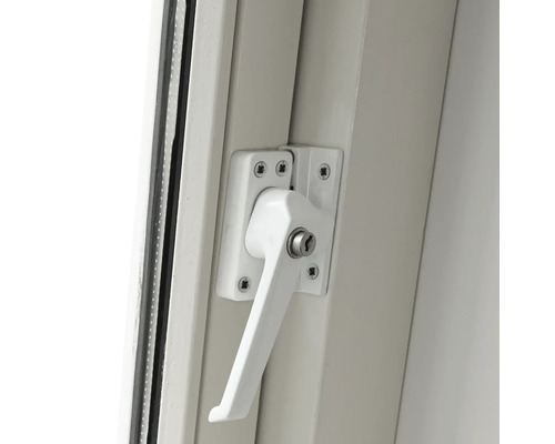 Raamkruk met slot op raam