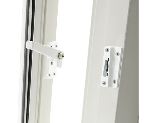 Raambeslag met raamkruk en sluitplaat