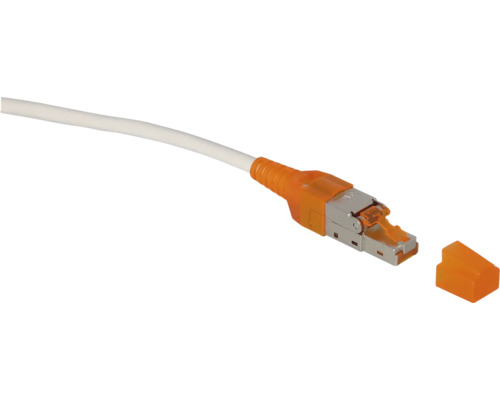 Netwerkkabel met RJ45-stekker en beschermkap