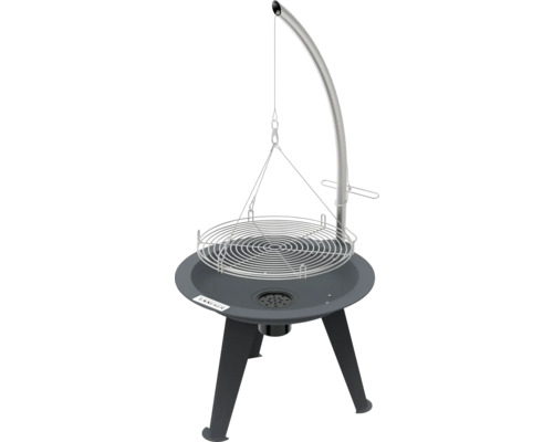 Draaibare barbecue met driepoot en grillrooster