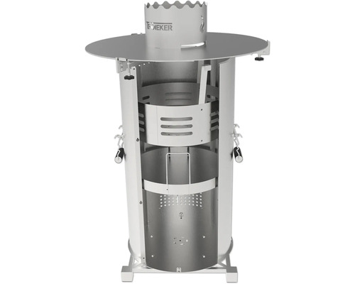 Tonhaard met grillfunctie en opbergtafel