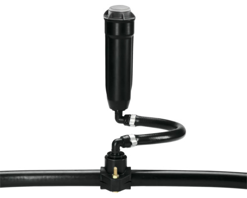 Verzonken sproeier met slangaansluiting voor tuinbesproeiing