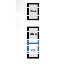 Weergave van de KDV in combinatie met de EHV-A