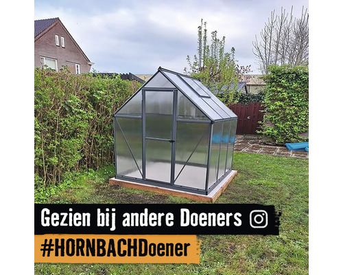 Kas in de tuin