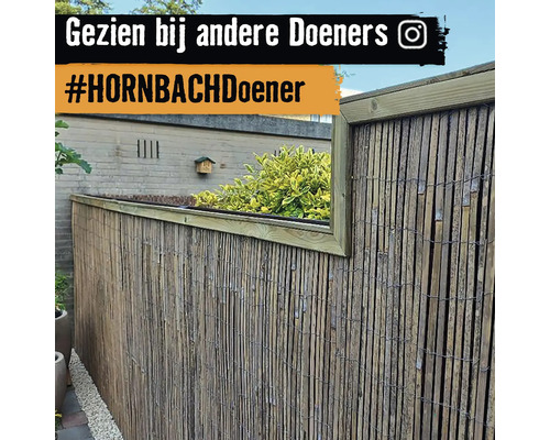 Bamboe schutting voor tuinontwerp en privacy